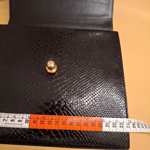 Almada shoulder bag black snake like new