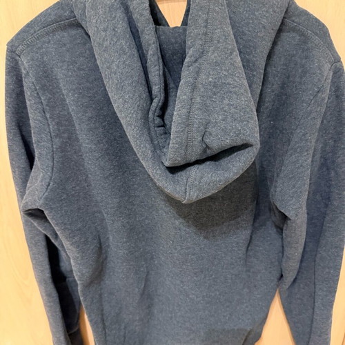 SuperDry hoodie new with fleece lining and hood gray size L