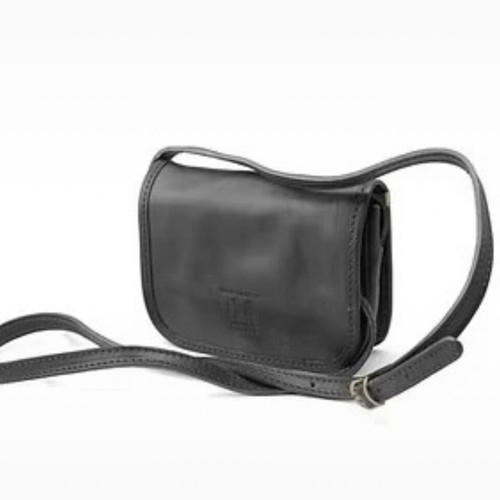 Italian Job Florence leather unisex bag, black
