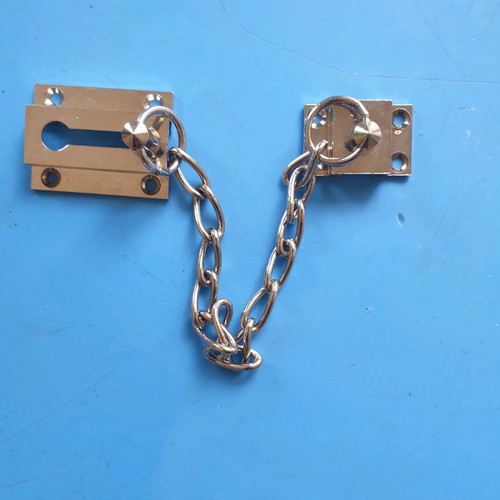 Door security chain chrome new