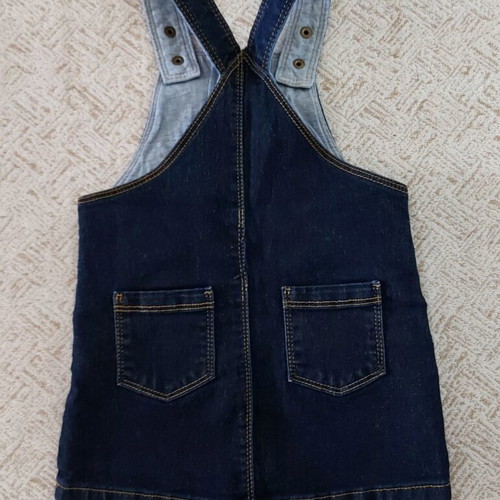 Denim skirt salopette 9-12 months like new Marks and Spencer