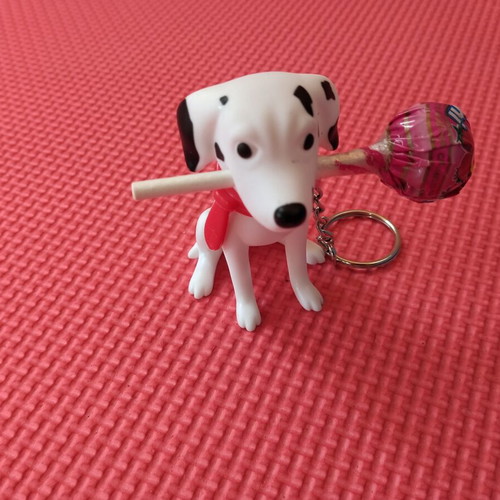Dog Keychain with Mini Lollipop new
