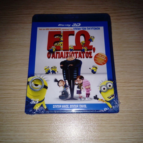 Despicable Me Blu-Ray 3D new, dubbed