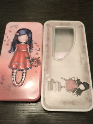 Santoro metal pencil cases new with 6 free highlighters