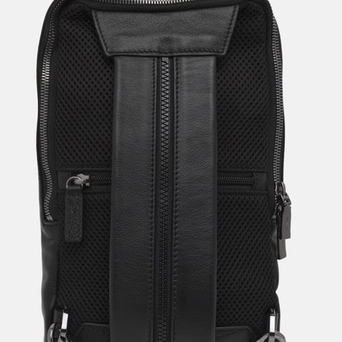 Lancel leather backpack new, black
