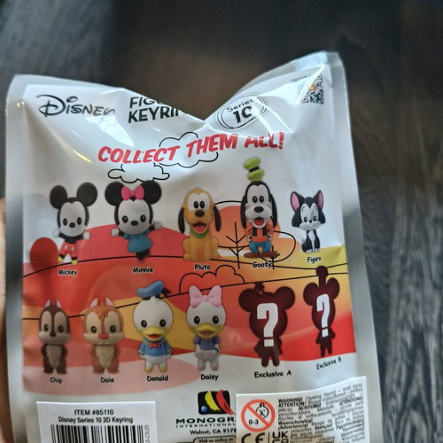 Figural Disney keyrings new, sealed