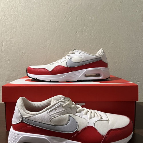 Nike Air Max SC-41 sneakers, red and white, size 41