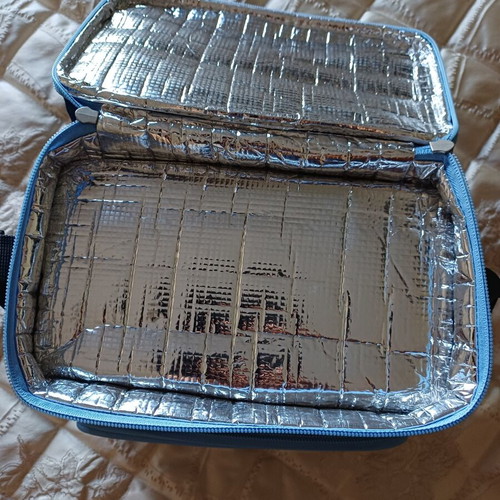 Polo lunch bag, blue, spacious and practical