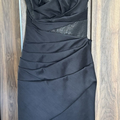 Viktor & Rolf Black Dress 2010 Limited Edition strapless mini dress