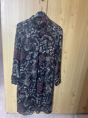 Transparent shirt with silver thread Bershka like new, multicolor