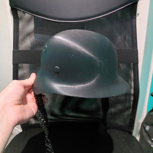 M35 Stahlhelm German prop helmet 3D printed plastic, like new