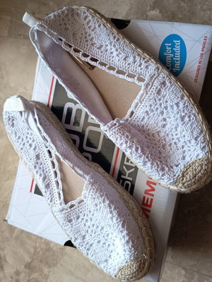 Espadrilles white new