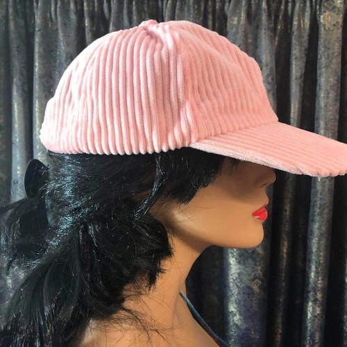 Pink hat like new, sizes M and L, 57 cm