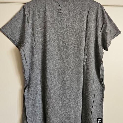 Emerson men's T-shirt with print, grey and multicolour, size M