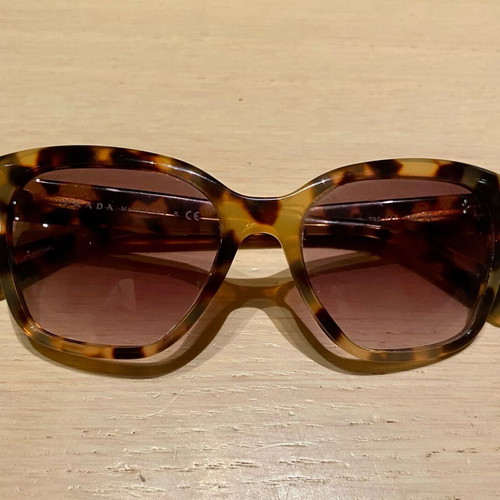 Prada Sunglasses Like New, Tortoise Frame, Brown