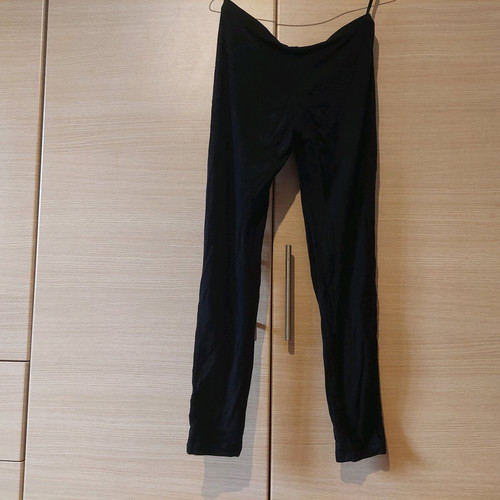 Be You black and gray leggings with rips like new S/M