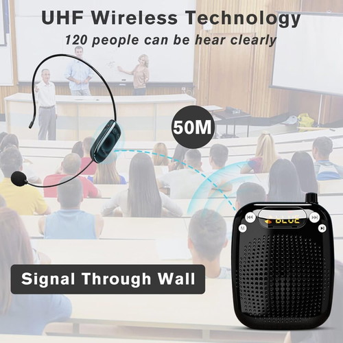 SHIDU S611 Φορητός Ενισχυτής Φωνής με Ασύρματο UHF Μικρόφωνο Νέο