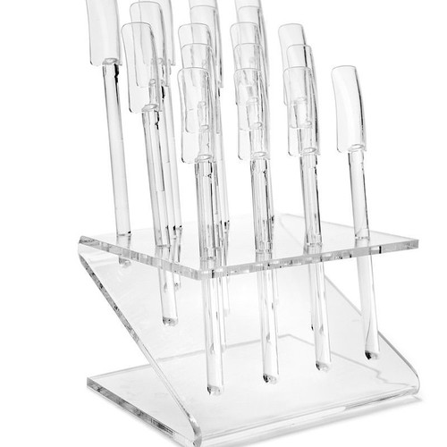 Display stand for 18 nail polish samples and designs new