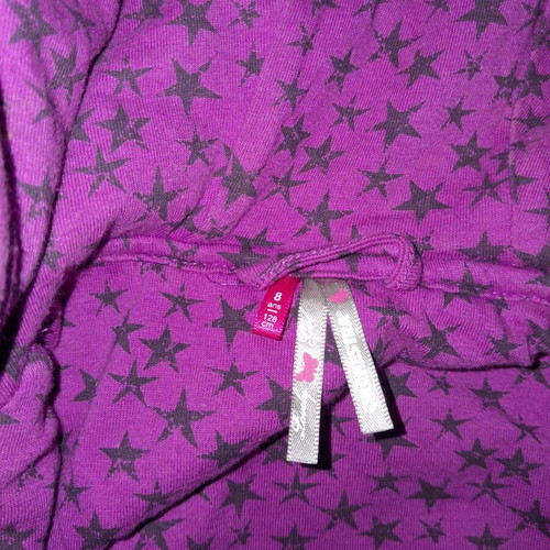 Pink Girl Faux Fur Jacket like new, size 128/8, Orchestra