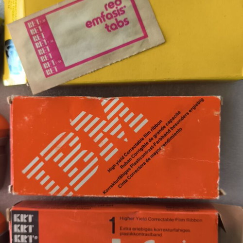 Vintage IBM correction film ribbons like new, set of 3