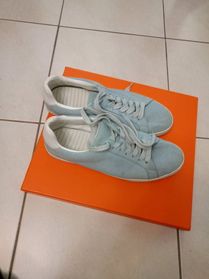 Zara men's shoes used, size 44, light blue