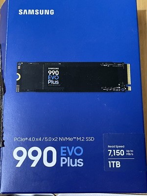 Samsung 990 EVO Plus 1TB M.2 NVMe SSD