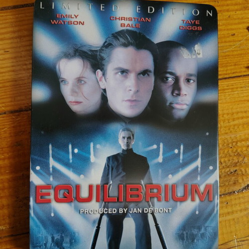Equilibrium DVD used, limited edition, PAL Region 2, Dutch subs