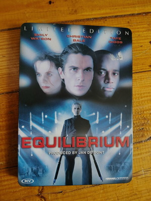 Equilibrium DVD used, limited edition, PAL Region 2, Dutch subs
