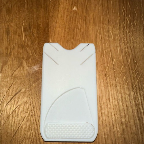 Card holder made to order, white, holds 6 cards