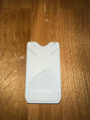 Card holder made to order, white, holds 6 cards