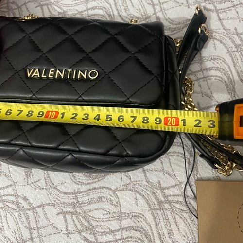 Valentino Bags Ocarina Black Quilted Shoulder Bag New with Tag
