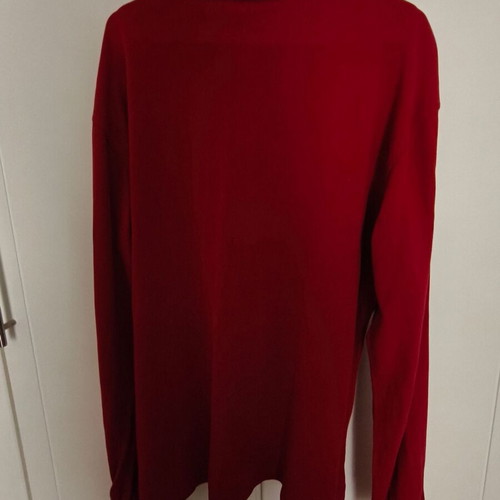 Gant Polo Shirt 2XL Long Sleeve Used Bordeaux Cotton