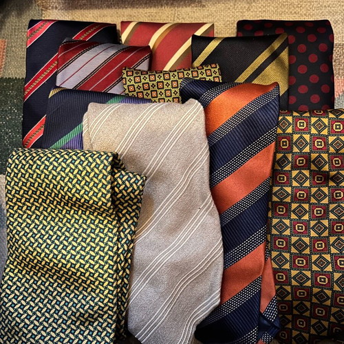 Ties used, pack of 15, various brands
