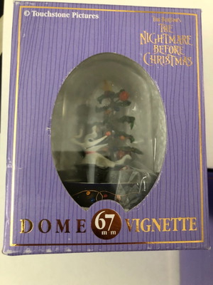 Nightmare Before Christmas Zero Under The Tree Dome Vignette 7-8 cm new