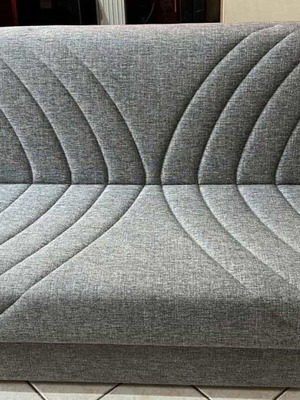Istikbal three-seater sofa bed grey with storage 80x180x70 cm