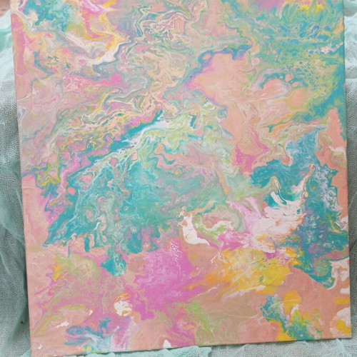 Painting new, 24x30cm on cardboard
