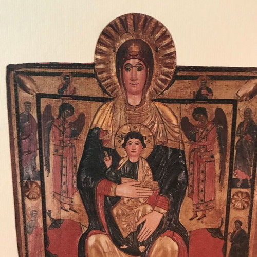 Limited Edition Art Print 222/350 "Madonna in trono con il Bambino"