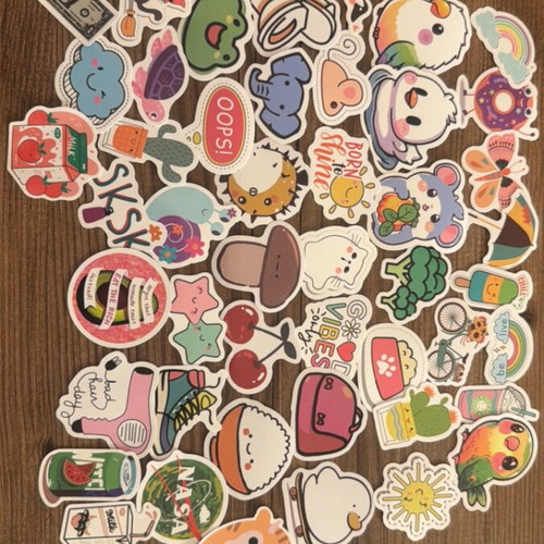 Sticker set like new, 50 pieces