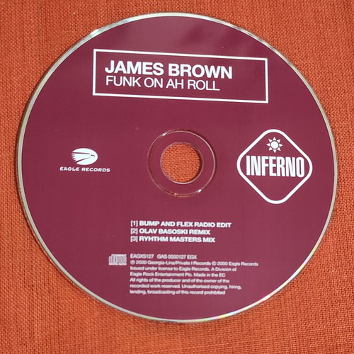James Brown Funk on Ah Roll CD single used
