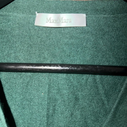Max Mara Long Cotton Cardigan M Like New Green