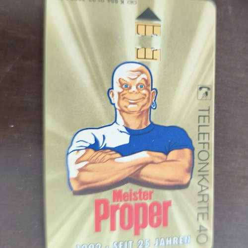 German phone card used