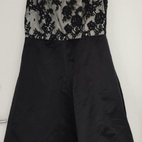 Lena Katsanidou Tailor Made Cocktail Dress like new, lace and satin