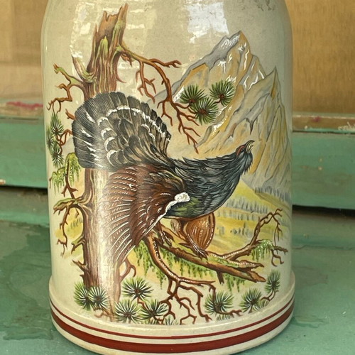 Collectible ceramic hunter's mug like new, 0.5 liter capacity