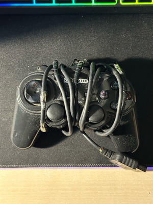 PS2 controller used with cable marks, fully functional