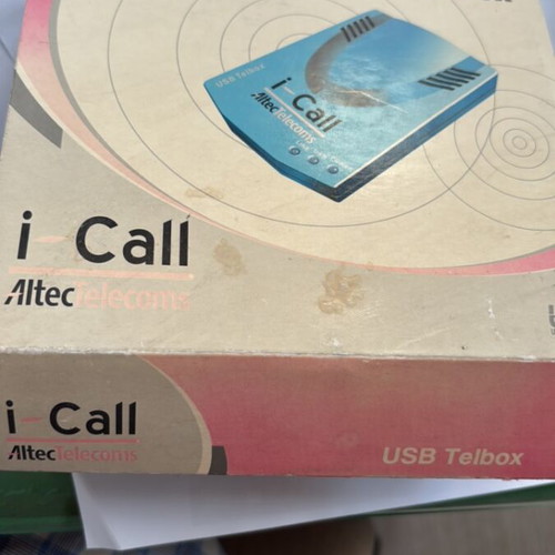 i-Call USB Telbox VoIP adapter by Altec Telecoms, collectible