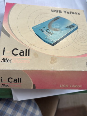 i-Call USB Telbox VoIP adapter by Altec Telecoms, collectible