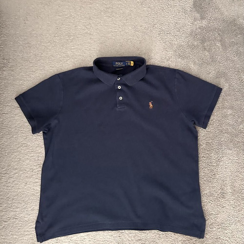 Polo Ralph Lauren Polo Pony-embroidered shirt L used, blue