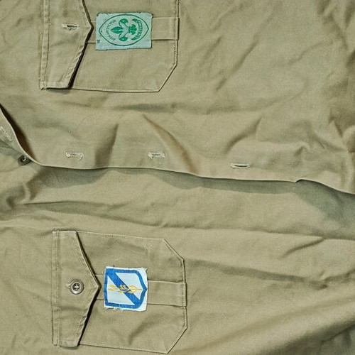 Scout uniform 1910 and backpack 1950 used