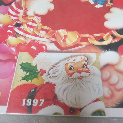Christmas collectible calendar 1997, 1990s, new