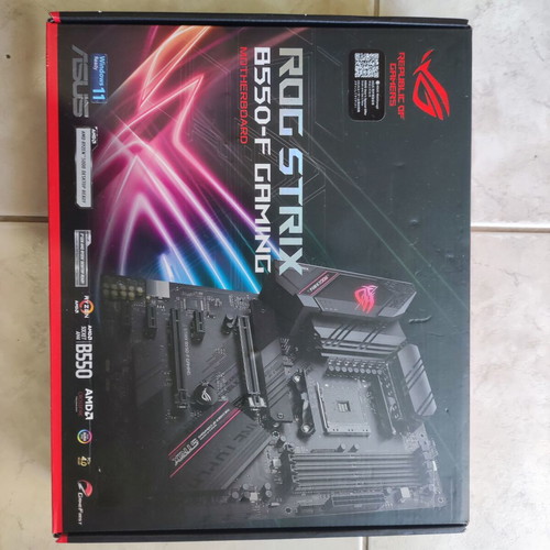 ASUS ROG Strix B550-F Gaming motherboard used, non-functional for repair or parts